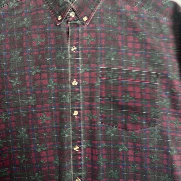 Vintage FRANK Single Pocket Long Sleeve Collard Shirt Button Down Size Medium - Picture 2 of 7